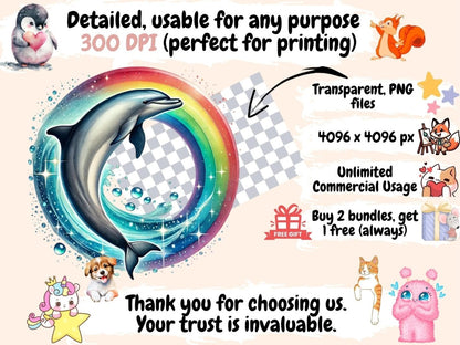 Dolphins Clipart cute dolphin clipart - Wonders Artist