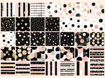 Dotted Chic Seamless Pattern Digital Papers aesthetic polka - Wonders Artist