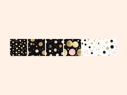 Dotted Chic Seamless Pattern Digital Papers aesthetic polka - Wonders Artist