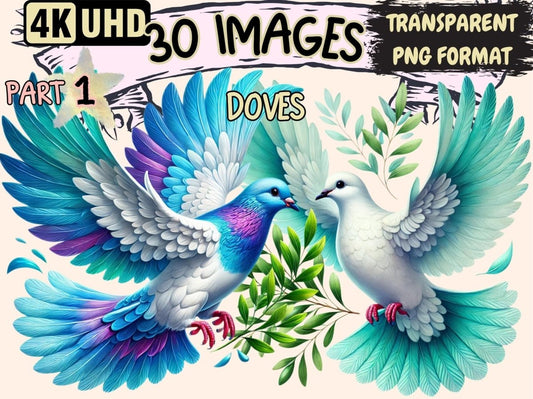 Doves Clipart Dove Illustrations - Wonders Artist