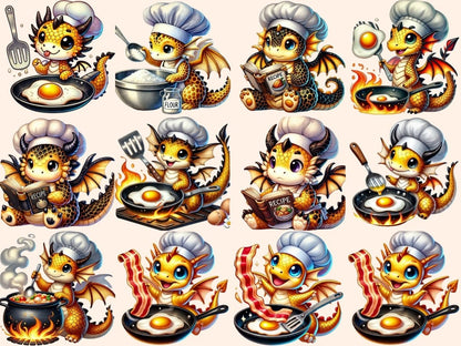Dragon Chefs Clipart chef dragon art - Wonders Artist