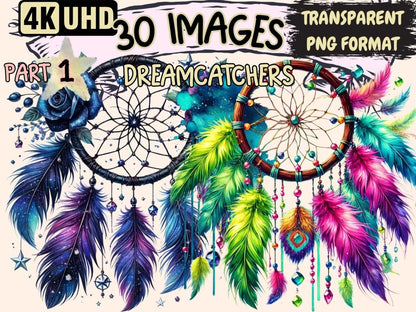 Dreamcatchers Clipart Boho Dreamcatchers - Wonders Artist