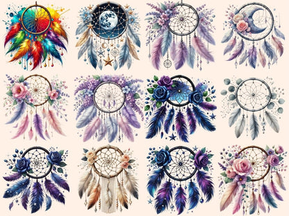 Dreamcatchers Clipart Boho Dreamcatchers - Wonders Artist