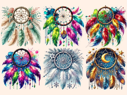 Dreamcatchers Clipart Boho Dreamcatchers - Wonders Artist