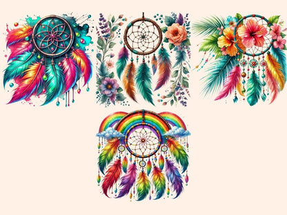 Dreamcatchers (P2) Clipart Boho Dreamcatchers - Wonders Artist