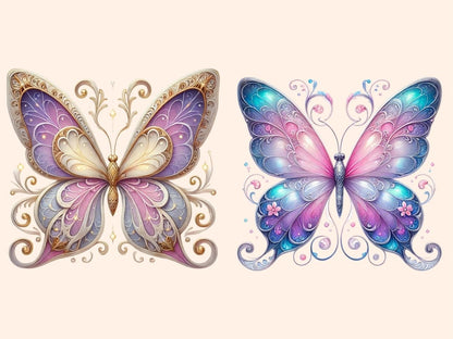 Dreamy Butterflies (P1) Clipart Butterfly Clipart - Wonders Artist