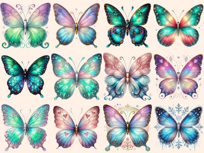 Dreamy Butterflies (P2) Clipart Butterfly Clipart - Wonders Artist