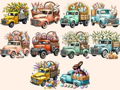 Easter Bunny Trucks Clipart bunny clipart - Wonders Artist