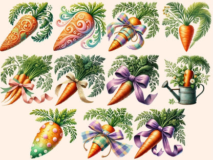 Easter Carrots Clipart bunny food clipart - Wonders Artist