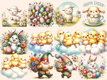 Easter Clipart easter basket art - Wonders Artist
