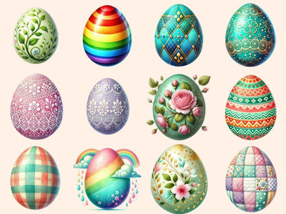 Easter Eggs (P1) Clipart bunny egg png - Wonders Artist