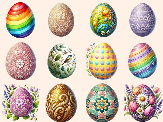 Easter Eggs (P1) Clipart