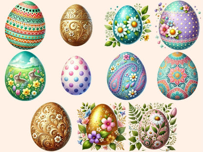 Easter Eggs (P4) Clipart bunny egg png - Wonders Artist