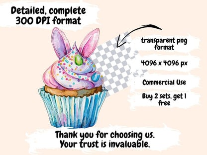 Easter Food Watercolor Clipart easter clipart - Wonders Artist