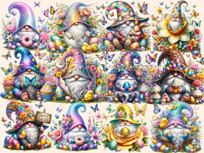 Easter Gnomes (P3) Clipart easter basket gnome - Wonders Artist