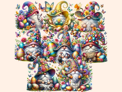 Easter Gnomes (P3) Clipart easter basket gnome - Wonders Artist