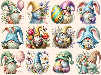 Easter Gnomes (P4) Clipart bunny gnome png - Wonders Artist