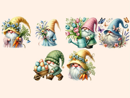 Easter Gnomes (P4) Clipart bunny gnome png - Wonders Artist