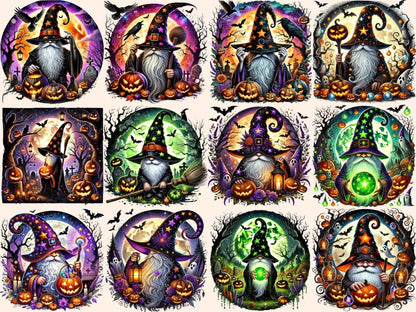 Eerie Forest Gnomes (P2) Clipart Creepy Gnomes - Wonders Artist