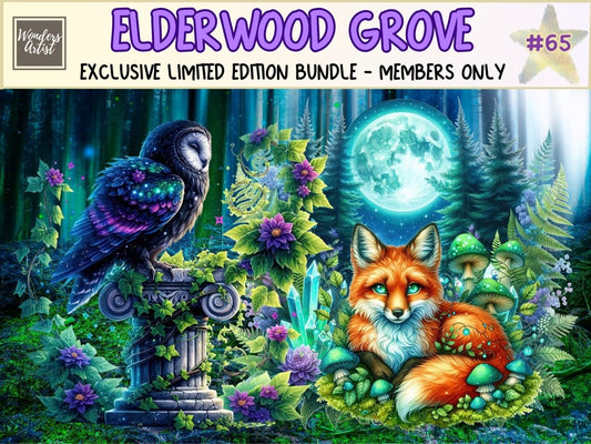 Elderwood Grove Clipart (LIMITED EDITION) all - access - bundle new bundles all new mini - WondersArtist
