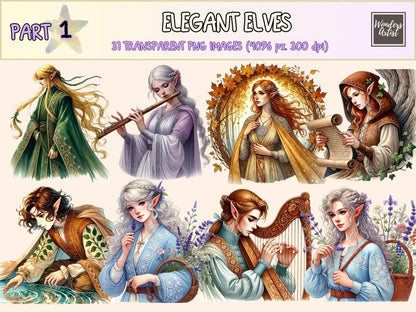 Elegant Elves Clipart elegant elves png - Wonders Artist
