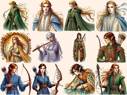 Elegant Elves Clipart elegant elves png - Wonders Artist