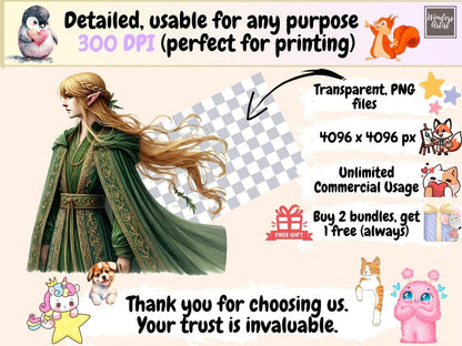 Elegant Elves Clipart elegant elves png - Wonders Artist