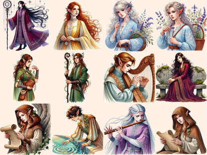 Elegant Elves Clipart elegant elves png - Wonders Artist
