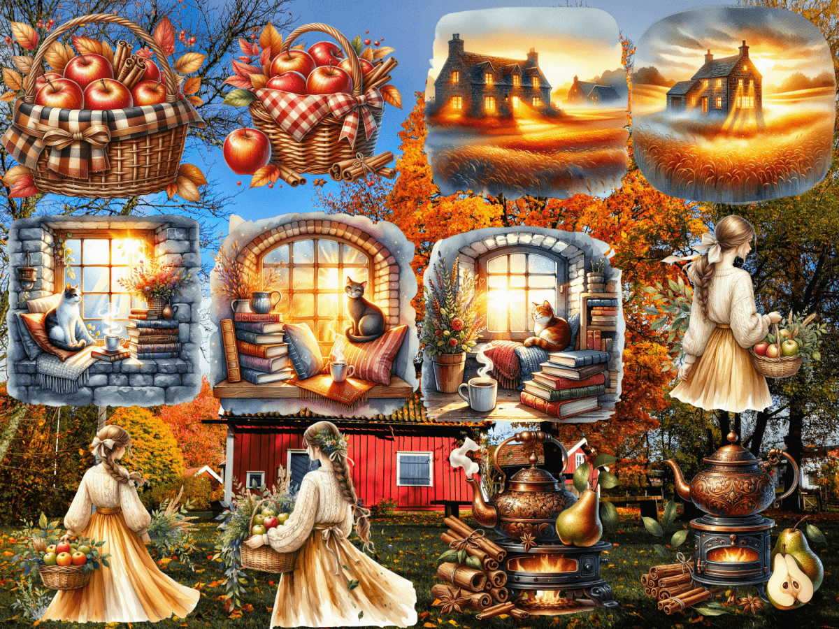 Emberlane Cottage Clipart (LIMITED EDITION) image 6