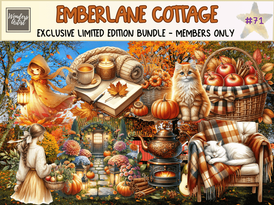 Emberlane Cottage Clipart (LIMITED EDITION)