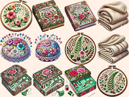 Embroidery Clipart embroidered patterns - Wonders Artist