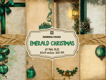Emerald Christmas Journal Pages All Bundles Journal Pages new bundles all - WondersArtist