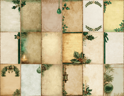 Emerald Christmas Journal Pages All Bundles Journal Pages new bundles all - WondersArtist