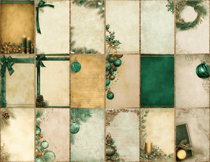 Emerald Christmas Journal Pages All Bundles Journal Pages new bundles all - WondersArtist