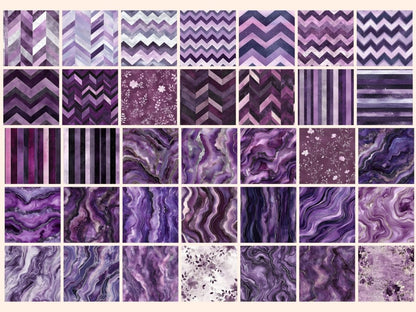 Enchanted Amethyst Seamless Digital Paper Amethyst Digital Art - Wonders Artist