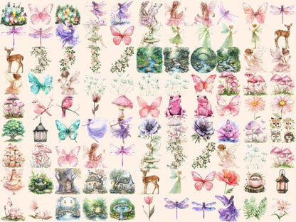 Enchanted Forest Watercolor Clipart Enchanted Forest - Wonders Artist