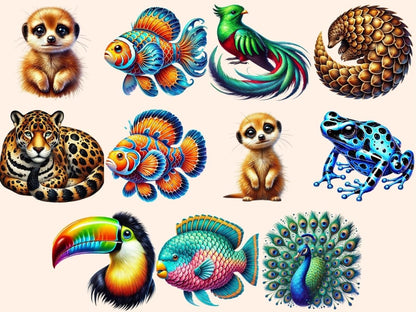 Exotic Animals Clipart Animal Clipart - Wonders Artist