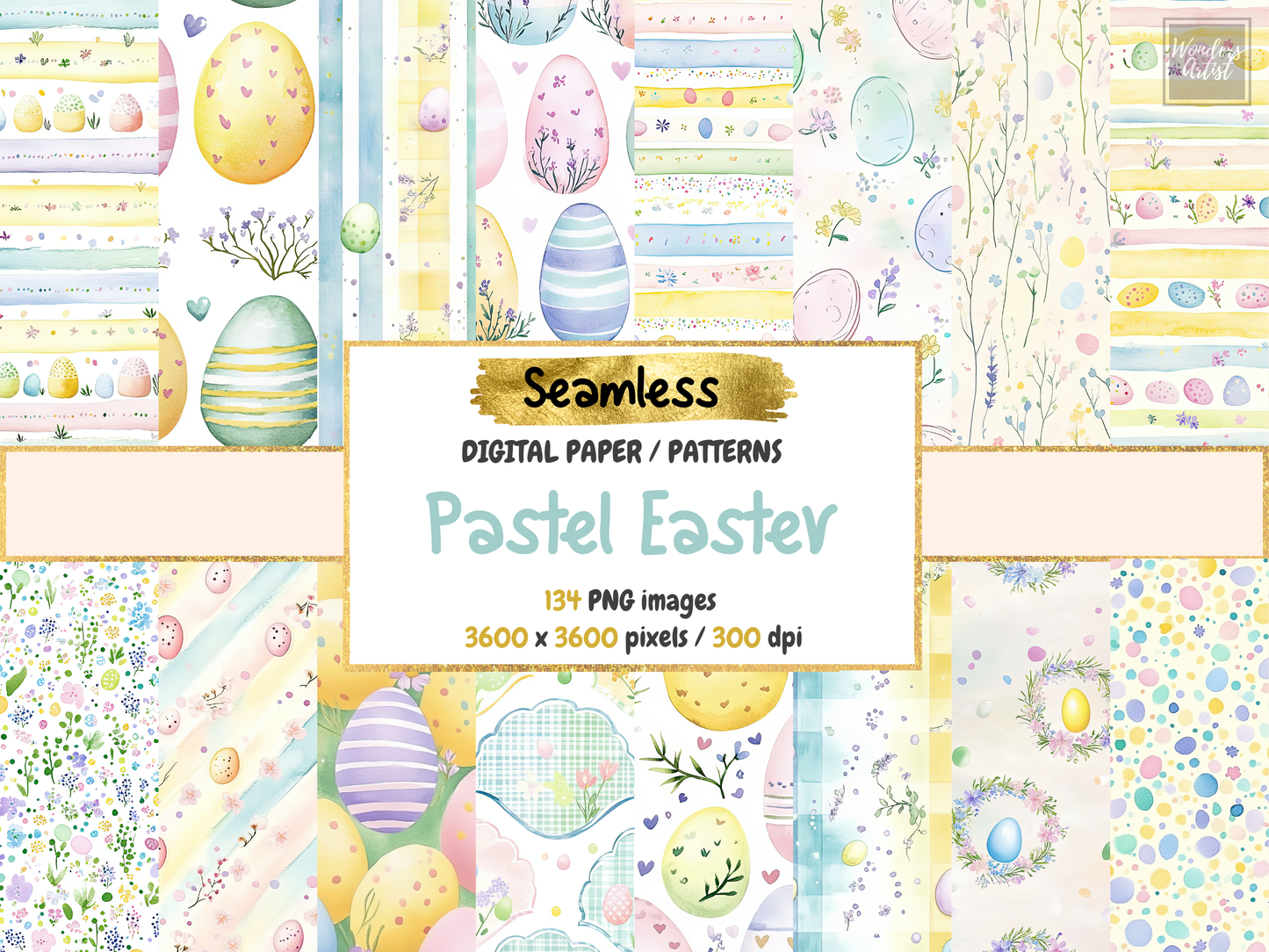 Pastel Easter Digital Paper
