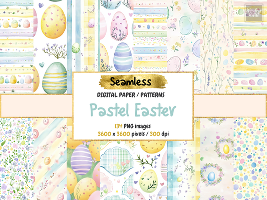 Pastel Easter Digital Paper