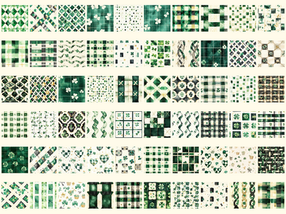 Clover Checks Digital Paper