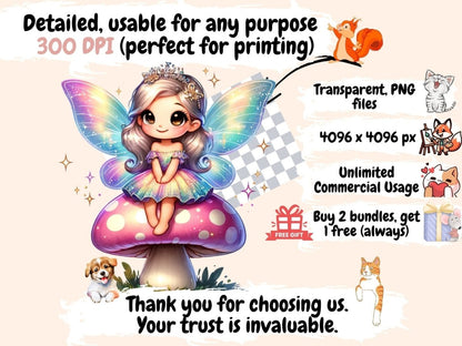 Fairies Clipart cute little fairies - Wonders Artist