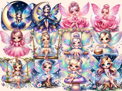 Fairies Clipart cute little fairies - Wonders Artist