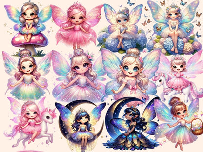 Fairies Clipart cute little fairies - Wonders Artist