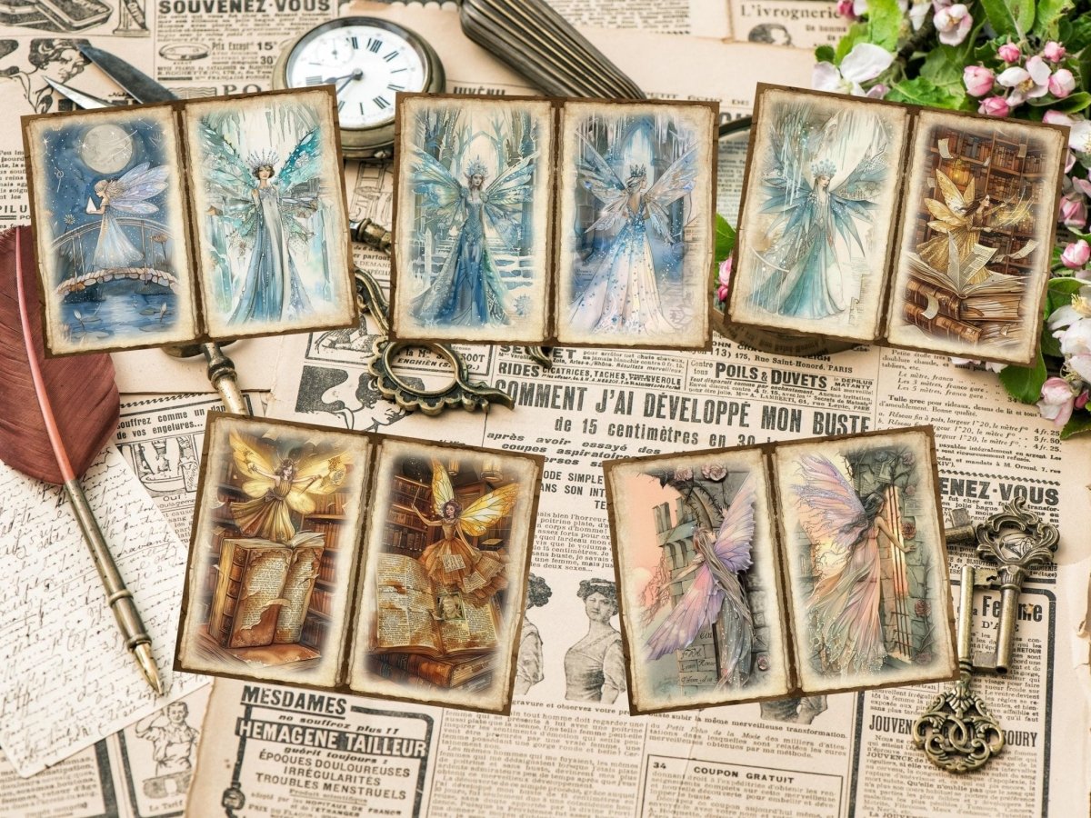 Fairies Journal Pages (P2) Enchanted Scrapbook - Wonders Artist