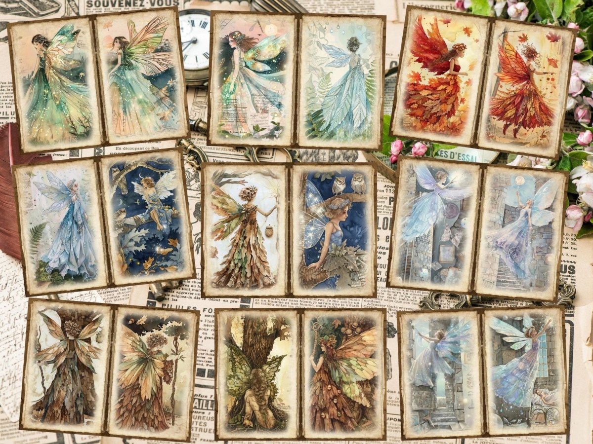 Fairies Journal Pages (P2) Enchanted Scrapbook - Wonders Artist