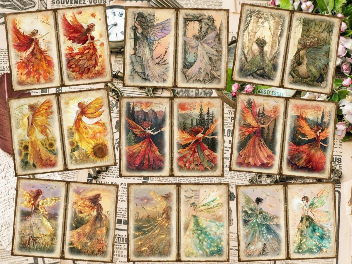 Fairies Journal Pages (P2) Enchanted Scrapbook - Wonders Artist