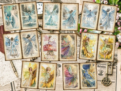 Fairies Journal Pages (P3) Enchanted Scrapbook - Wonders Artist