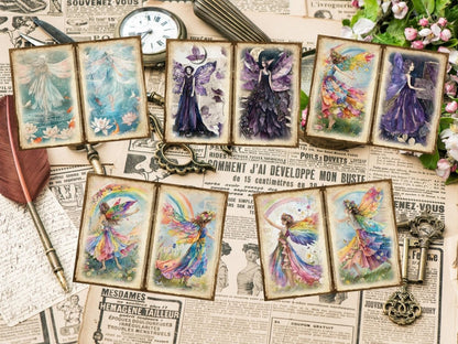 Fairies Journal Pages (P4) Enchanted Scrapbook - Wonders Artist