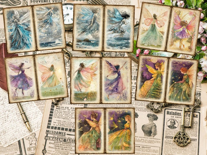 Fairies Journal Pages (P5) Enchanted Scrapbook - Wonders Artist