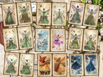Fairies Journal Pages (P5) Enchanted Scrapbook - Wonders Artist
